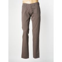 SAINT HILAIRE - Pantalon droit marron en coton - Homme - Taille 40 - Modz