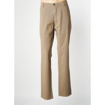 SAINT HILAIRE - Pantalon chino beige en coton - Homme - Taille 50 - Modz