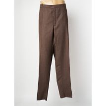 TREVIRA - Pantalon droit marron en polyester - Homme - Taille 64 - Modz