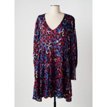 IMPREVU - Robe mi-longue bleu en viscose - Femme - Taille 40 - Modz