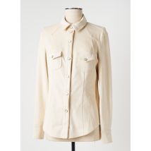 GUESS - Chemisier beige clair en polyester - Femme - Taille 34 - Modz