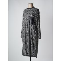MAT. - Robe mi-longue noir en viscose - Femme - Taille 44 - Modz