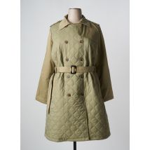 YESTA - Trench vert en coton - Femme - Taille 48 - Modz
