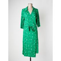 FROY & DIND - Robe mi-longue vert en tencel - Femme - Taille 42 - Modz