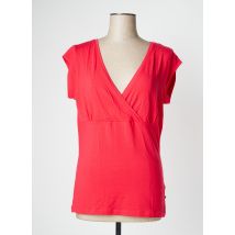 FROY & DIND - T-shirt rouge en tencel - Femme - Taille 42 - Modz