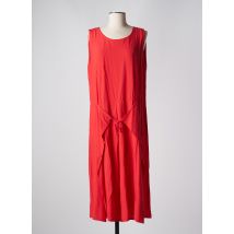 POISSONS BLANCS - Robe longue rouge en viscose - Femme - Taille 44 - Modz