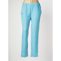 FAIRWEAR - Pantalon droit bleu en lyocell - Femme - Taille 38 - Modz
