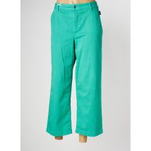 TRANQUILLO - Pantalon large vert en coton - Femme - Taille 46 - Modz