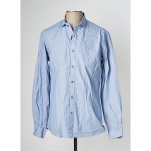 FYORD - Chemise manches longues bleu en coton - Homme - Taille M - Modz
