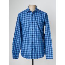 FYORD - Chemise manches longues bleu en coton - Homme - Taille M - Modz