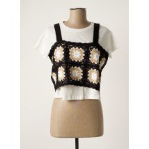 MAYORAL - T-shirt beige en coton - Fille - Taille TU - Modz