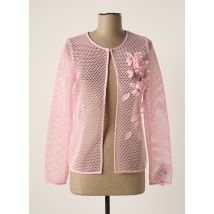 WEILL - Gilet manches longues rose en polyester - Femme - Taille 34 - Modz