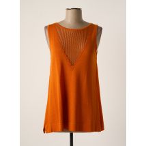 WEILL - Débardeur orange en merinos - Femme - Taille 38 - Modz