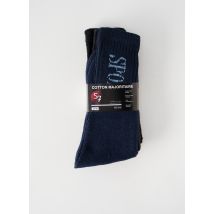 S 7 - Chaussettes bleu en coton - Homme - Taille 43 - Modz