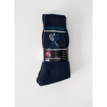 S 7 - Chaussettes bleu en coton - Homme - Taille 43 - Modz
