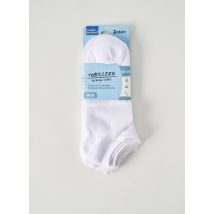 MARK BUENO - Chaussettes blanc en coton - Homme - Taille 40 - Modz