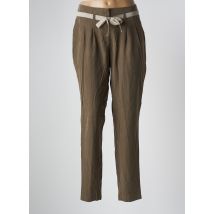 MAE MAHE - Pantalon slim vert en viscose - Femme - Taille 38 - Modz