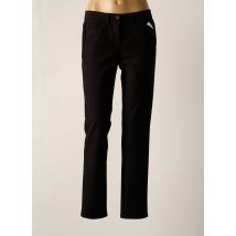 FRANK WALDER - Pantalon slim noir en polyester - Femme - Taille 40 - Modz