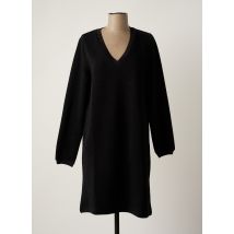ÉTYMOLOGIE - Robe mi-longue noir en polyester - Femme - Taille 38 - Modz