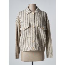 RUE MAZARINE - Veste casual beige en polyester - Femme - Taille 36 - Modz