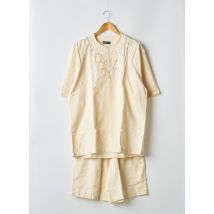 HOM - Pyjashort beige en coton - Homme - Taille 38 - Modz