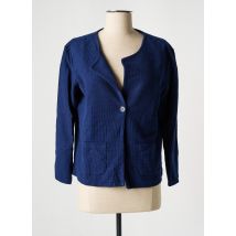 NICE THINGS - Veste casual bleu en coton - Femme - Taille 40 - Modz