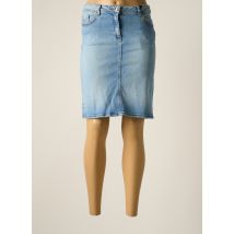 EMMA & ROCK - Jupe courte bleu en coton - Femme - Taille 36 - Modz