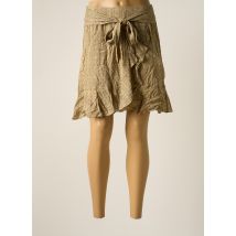 YAYA - Jupe courte beige en viscose - Femme - Taille 38 - Modz