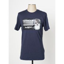 BARBOUR - T-shirt bleu en coton - Homme - Taille S - Modz