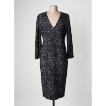 ISABEL DE PEDRO - Robe mi-longue noir en laine vierge - Femme - Taille 44 - Modz