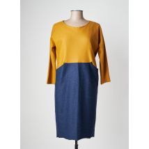 NIU - Robe mi-longue jaune en laine - Femme - Taille 34 - Modz