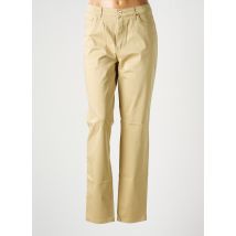 LCDN - Pantalon droit beige en coton - Femme - Taille 46 - Modz