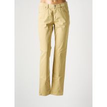 LCDN - Pantalon droit beige en coton - Femme - Taille 38 - Modz