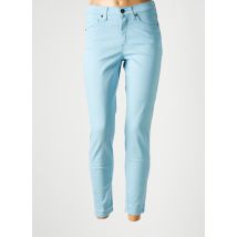 LCDN - Pantalon 7/8 bleu en coton - Femme - Taille 34 - Modz