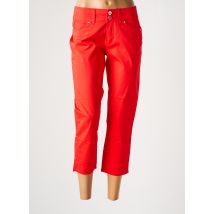 JENSEN - Pantacourt orange en coton - Femme - Taille 38 - Modz