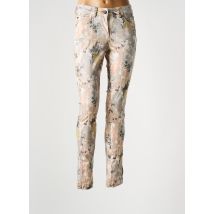SPORTALM - Pantalon slim beige en lyocell - Femme - Taille 44 - Modz