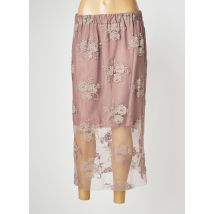 DIXIE - Jupe longue marron en coton - Femme - Taille 36 - Modz