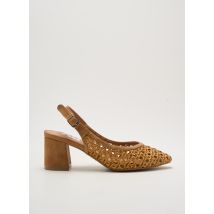 XTI - Escarpins marron en autre matiere - Femme - Taille 37 - Modz
