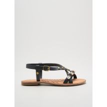 PEPE JEANS - Sandales/Nu pieds noir en cuir - Femme - Taille 38 - Modz