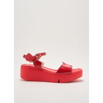 WONDERS - Sandales/Nu pieds rouge en cuir - Femme - Taille 41 - Modz