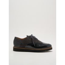 SMANN - Derbies gris en cuir - Femme - Taille 35 - Modz