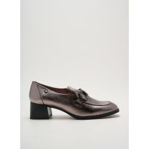 KAOLA - Mocassins argent en cuir - Femme - Taille 40 - Modz