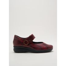 HIRICA - Ballerines rouge en cuir - Femme - Taille TU - Modz