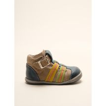 BELLAMY - Bottillons bleu en cuir - Garçon - Taille 19 - Modz
