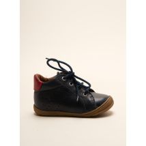 BELLAMY - Bottillons bleu en cuir - Garçon - Taille 19 - Modz