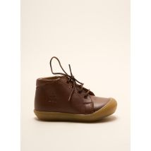 ACEBOS - Bottillons marron en cuir - Garçon - Taille 20 - Modz