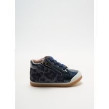 ACEBOS - Bottillons bleu en cuir - Fille - Taille 22 - Modz