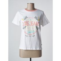 LOIS - T-shirt blanc en coton - Femme - Taille 40 - Modz