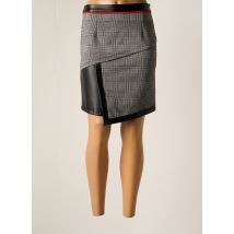 LESLIE - Jupe courte gris en nylon - Femme - Taille 38 - Modz