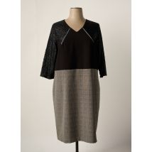 MERI & ESCA - Robe mi-longue noir en polyester - Femme - Taille 52 - Modz